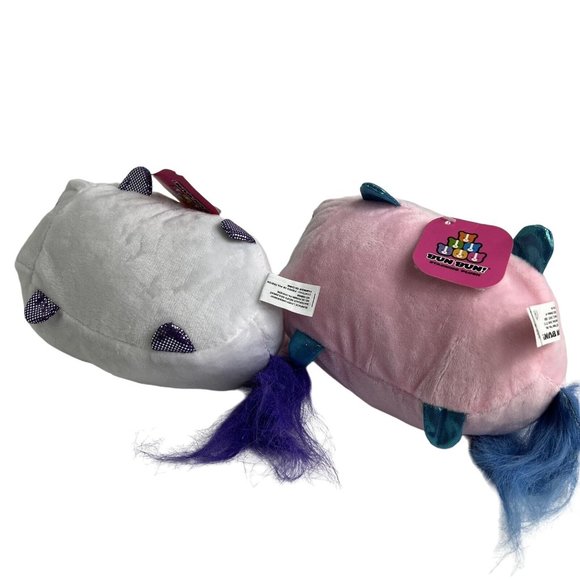 Bun Bun Stacking Plush Unicorn Stuffed Animals Pink Blue White Purple 2017 Lot 2 - Picture 5 of 12